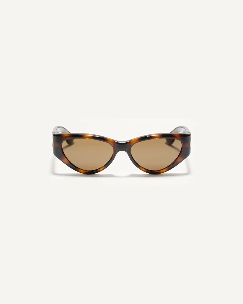 Valentino Garavani Cat-Eye-Brille aus Acetat Frau HAVANA/BRAUN Havana