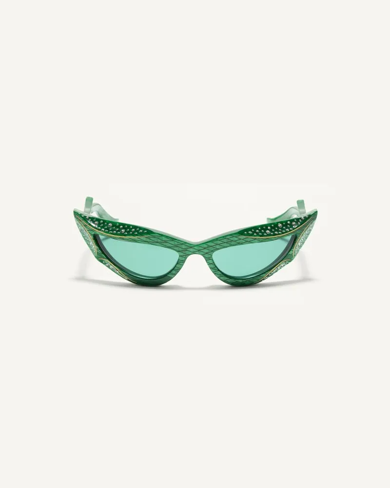 Valentino Garavani Cat-Eye-Brille Aus Acetat unisex GRÜN/GRÜN Grün