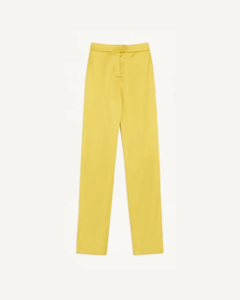 Valentino Garavani Double Duchesse Stretchhose Frau ACID GREEN Acid