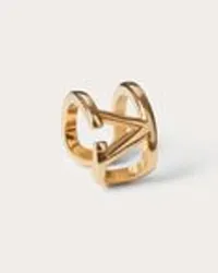 Valentino Garavani EINZELNER EARCUFF VLOGO SIGNATURE aus METALL Frau Gold