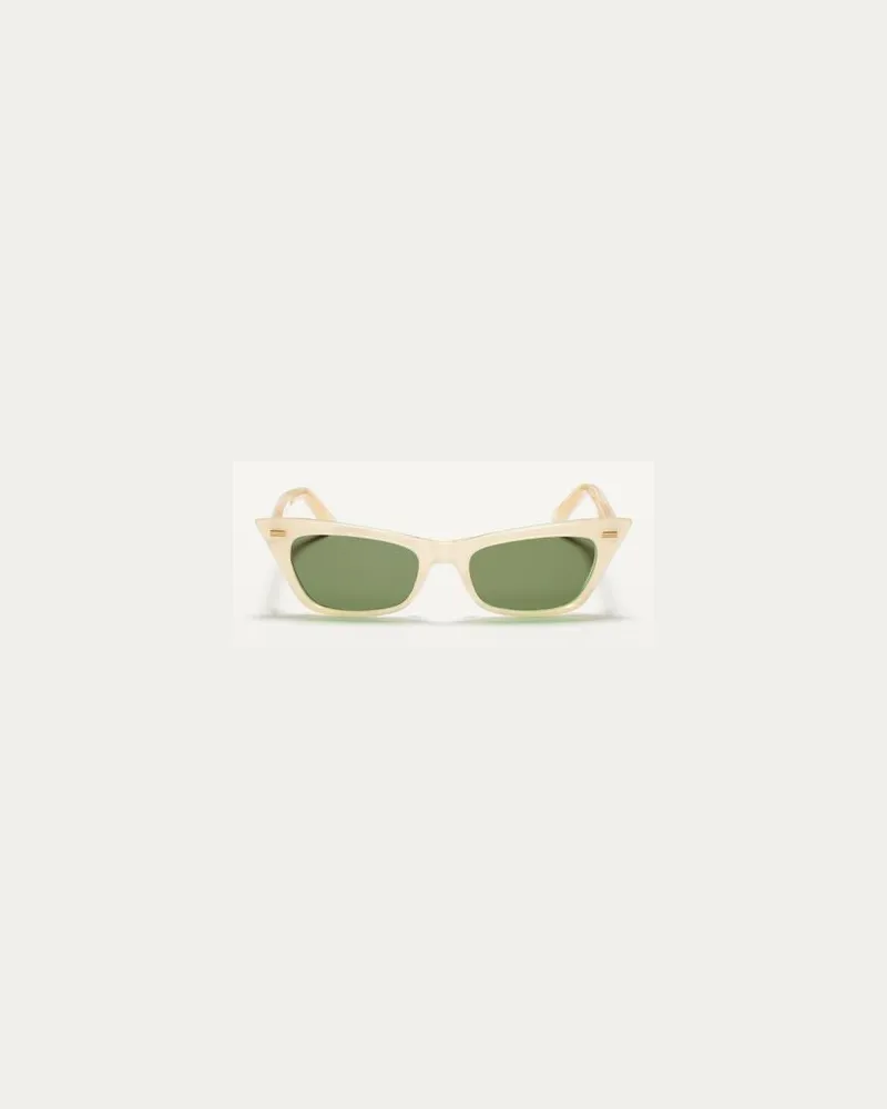 Valentino Garavani Cat-Eye-Gestell Aus Azetat Frau PERLENGRAU/GRÜN Perlengrau