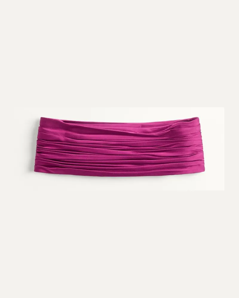 Valentino Garavani Gürtel aus Satin Cady Frau VIOLETT Violett