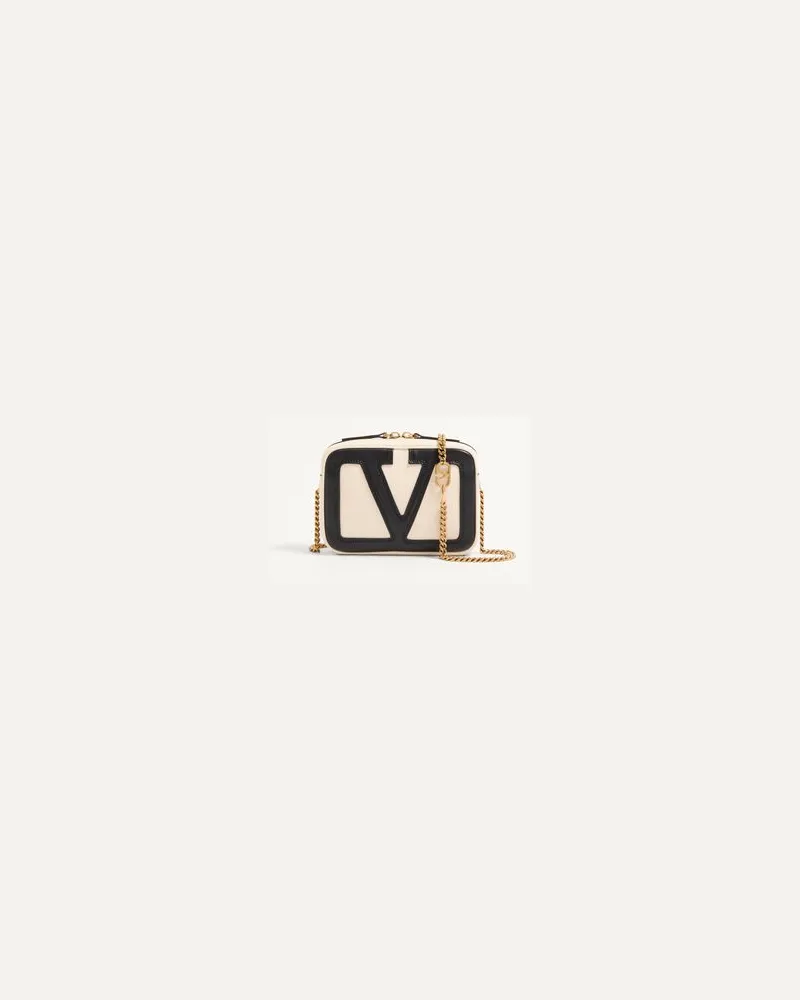 Valentino Garavani Valentino Garavani Viva Superstar Gürteltasche Aus Nappaleder Frau BUTTER/SCHWARZ Butter