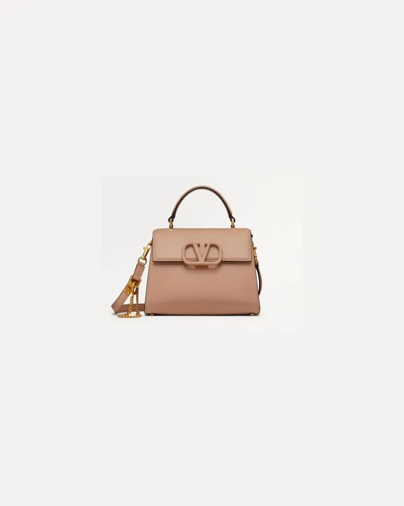 Valentino Garavani Kleine Handtasche Vsling Aus Gekörntem Kalbsleder Frau ROSE CANNELLE Rose