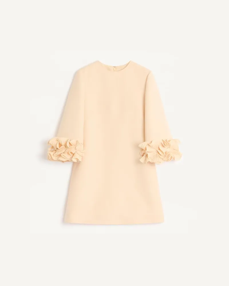 Valentino Garavani Kurzes Crepe Couture Kleid Frau BIRKE Birke