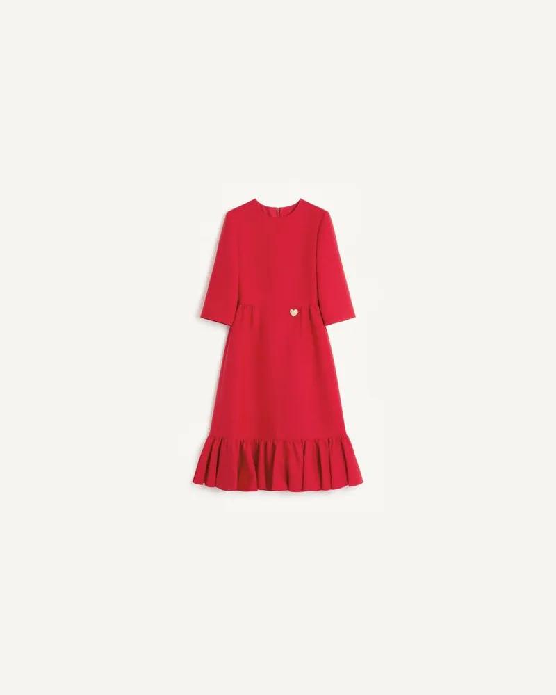 Valentino Garavani Midikleid Aus Crepe Couture Frau PARIS Paris