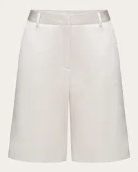 Valentino Garavani BERMUDAS aus SATIN DE SOIE Frau Smoky