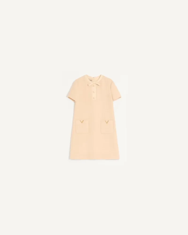 Valentino Garavani Kurzes Kleid aus Curly Wool Frau BIRKE Birke