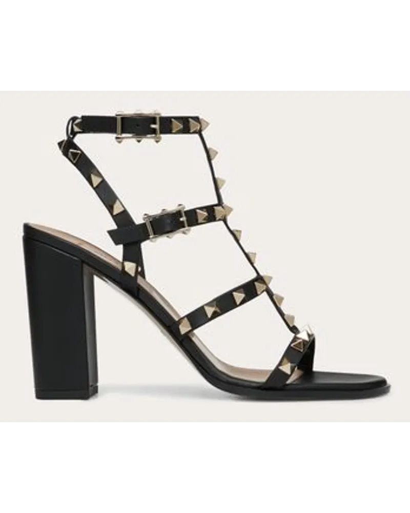 Valentino Garavani Riemensandalen Rockstud 90 Mm Frau SCHWARZ Schwarz