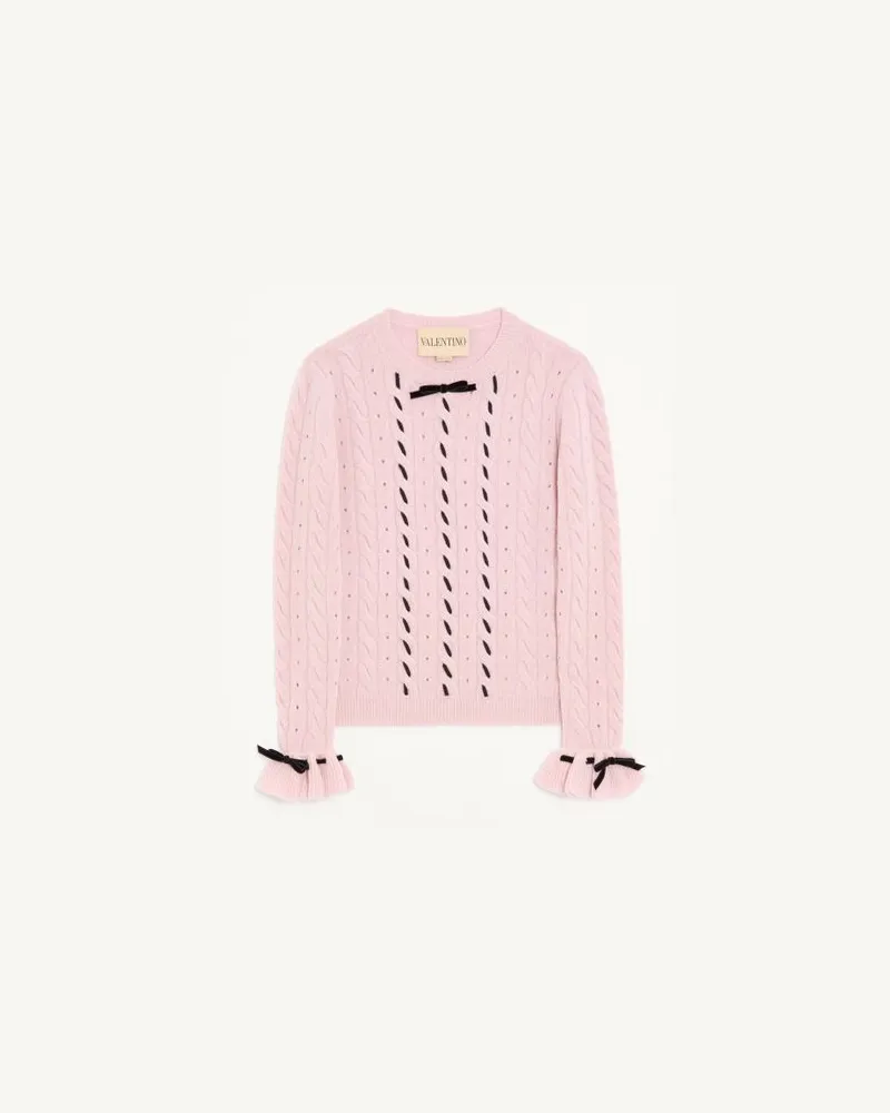 Valentino Garavani WOLLPULLOVER Frau GREY ROSE Grey