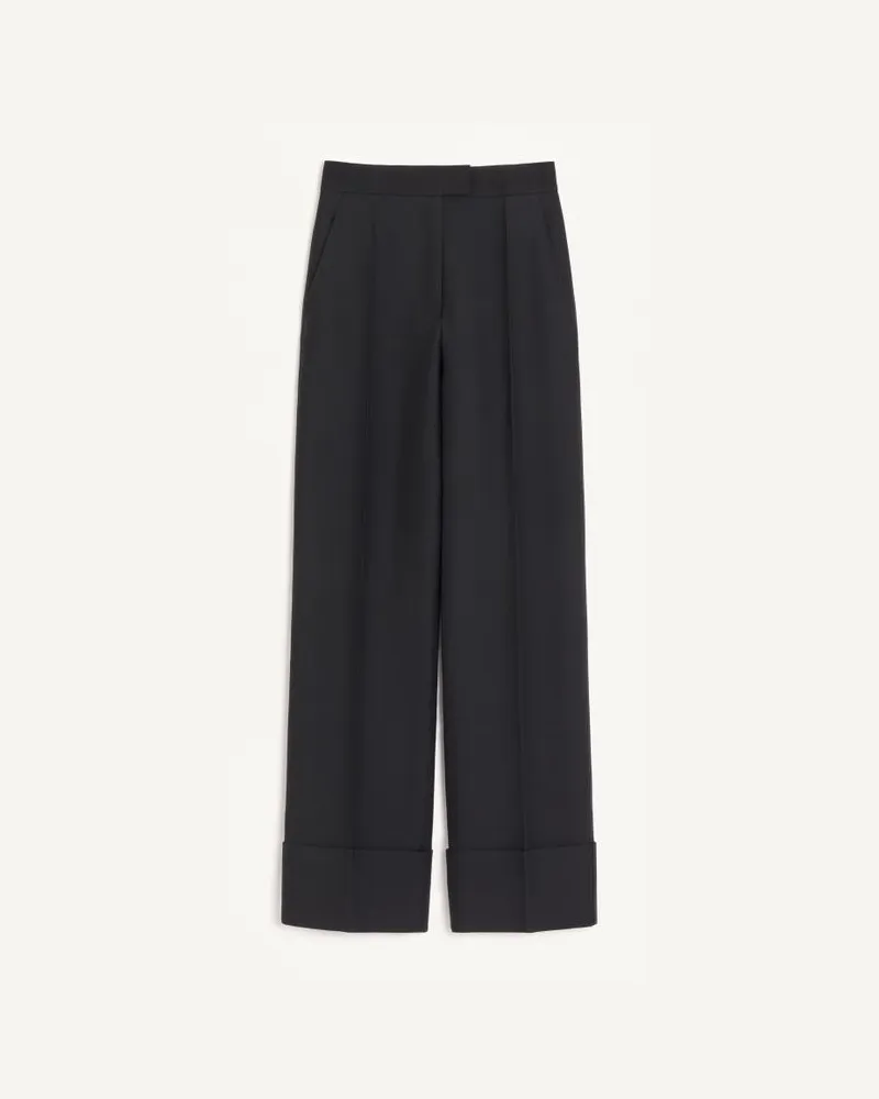 Valentino Garavani Hose Aus Crepe Couture Frau SCHWARZ Schwarz