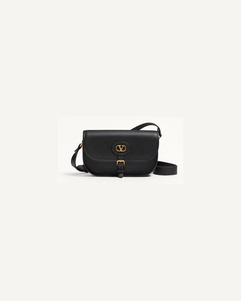 Valentino Garavani Kleine Valentino Garavani Antibes Schultertasche aus Kalbsleder Mann SCHWARZ Schwarz