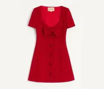 Robe Courte En Plain Wool Tweed Frau PARIS