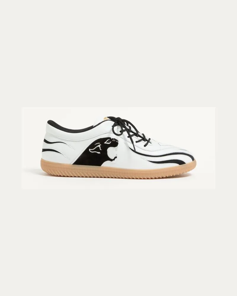 Valentino Garavani Kicky Nappa Sneaker Mann WEIß Weiß