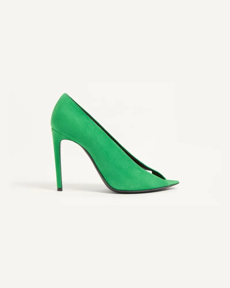 Valentino Garavani Révélé Peeptoe-Pumps Aus Wildleder 105 Mm Frau MINZE Minze