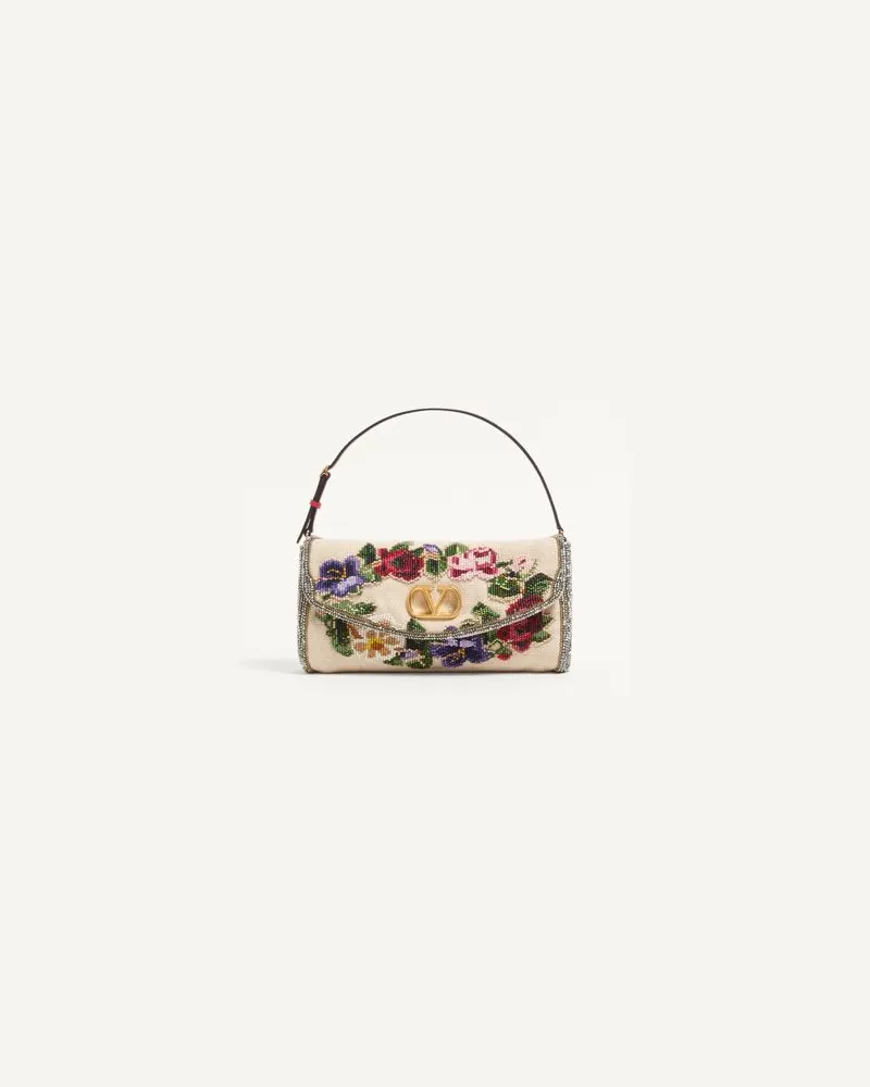 Valentino Garavani Valentino Garavani DeVain Bestickte Kleine Schultertasche Frau MULTICOLOR Multicolor