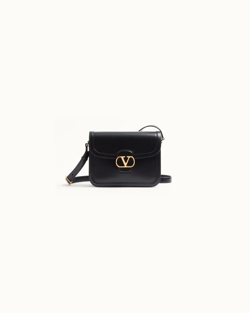 Valentino Garavani Valentino Garavani 9To5 Schultertasche Aus Glattem Kalbsleder Frau SCHWARZ Schwarz