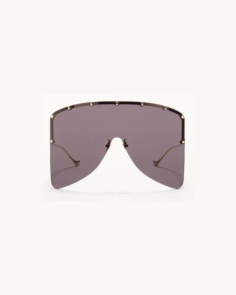 Valentino Garavani Maskenbrille aus Metall unisex GOLD/GRAU Gold