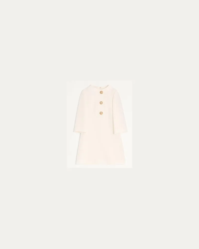 Valentino Garavani Kurzes Crepe Couture Kleid Frau ELFENBEIN Elfenbein