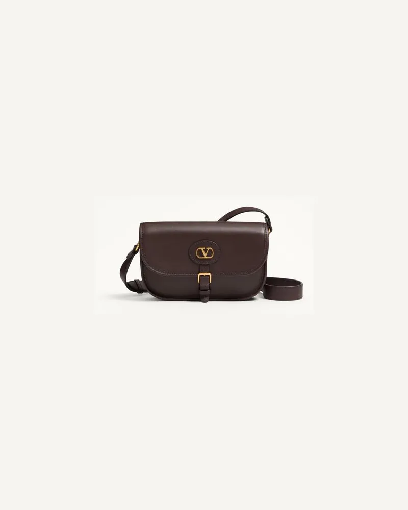 Valentino Garavani Kleine Valentino Garavani Antibes Schultertasche aus Kalbsleder Mann OAK BROWN Oak