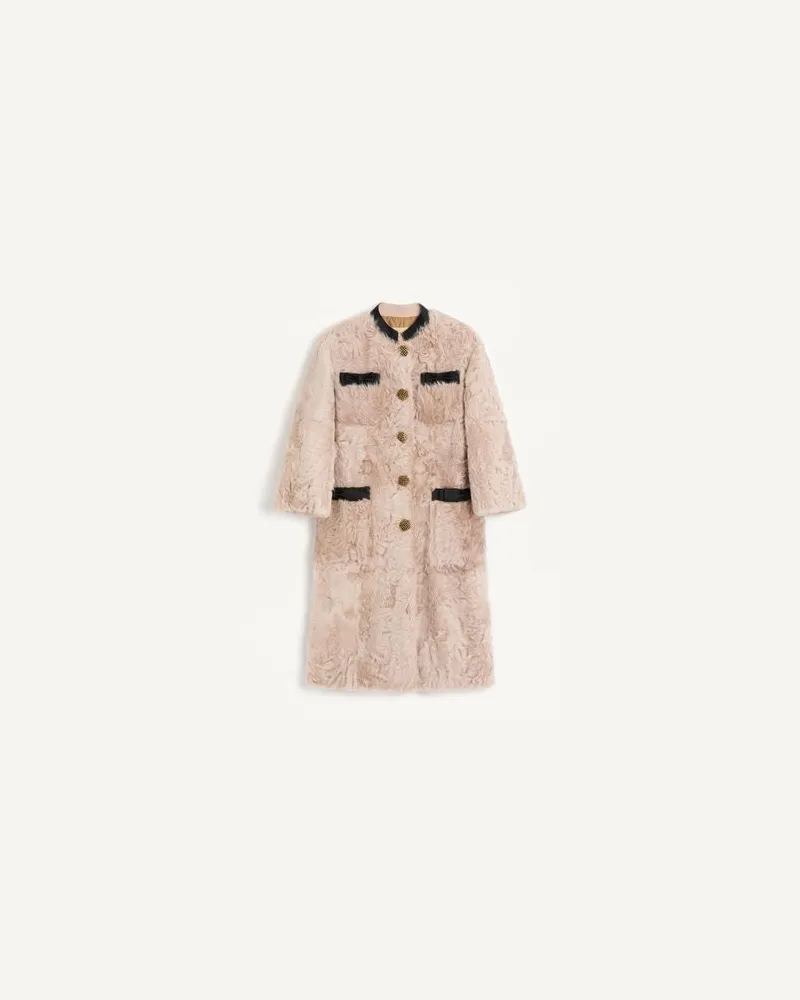 Valentino Garavani Chekiang Mantel Frau VINTAGE ROSE Vintage