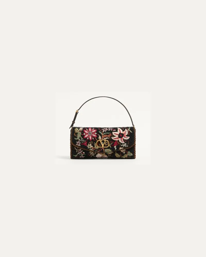 Valentino Garavani Valentino Garavani DeVain Bestickte Kleine Schultertasche Frau MULTICOLOR Multicolor