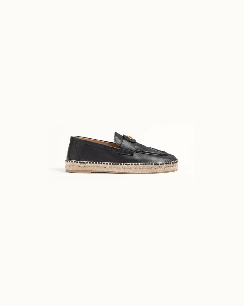 Valentino Garavani Palm Avenue Loafer Aus Kalbsleder Mann SCHWARZ Schwarz