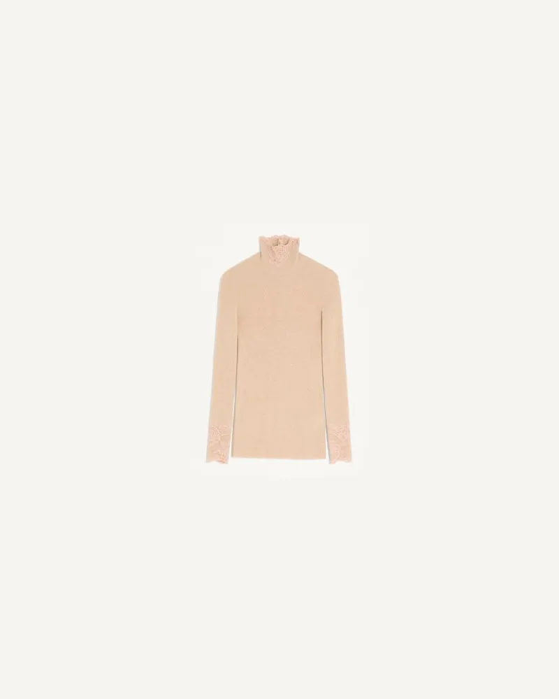 Valentino Garavani PULLOVER AUS KASCHMIR Frau ALABASTER Alabaster