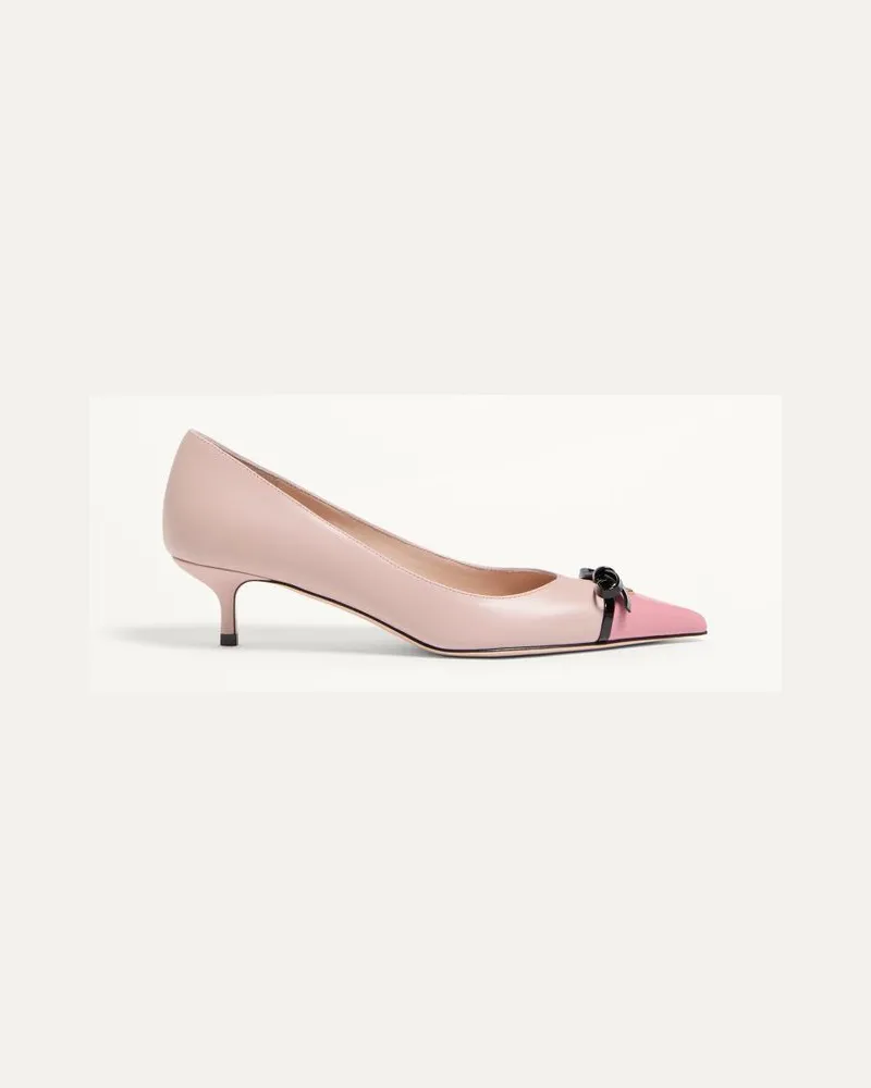 Valentino Garavani Bepointy Pumps Aus Ziegenleder, 45 Mm Frau CANDY ROSE Candy