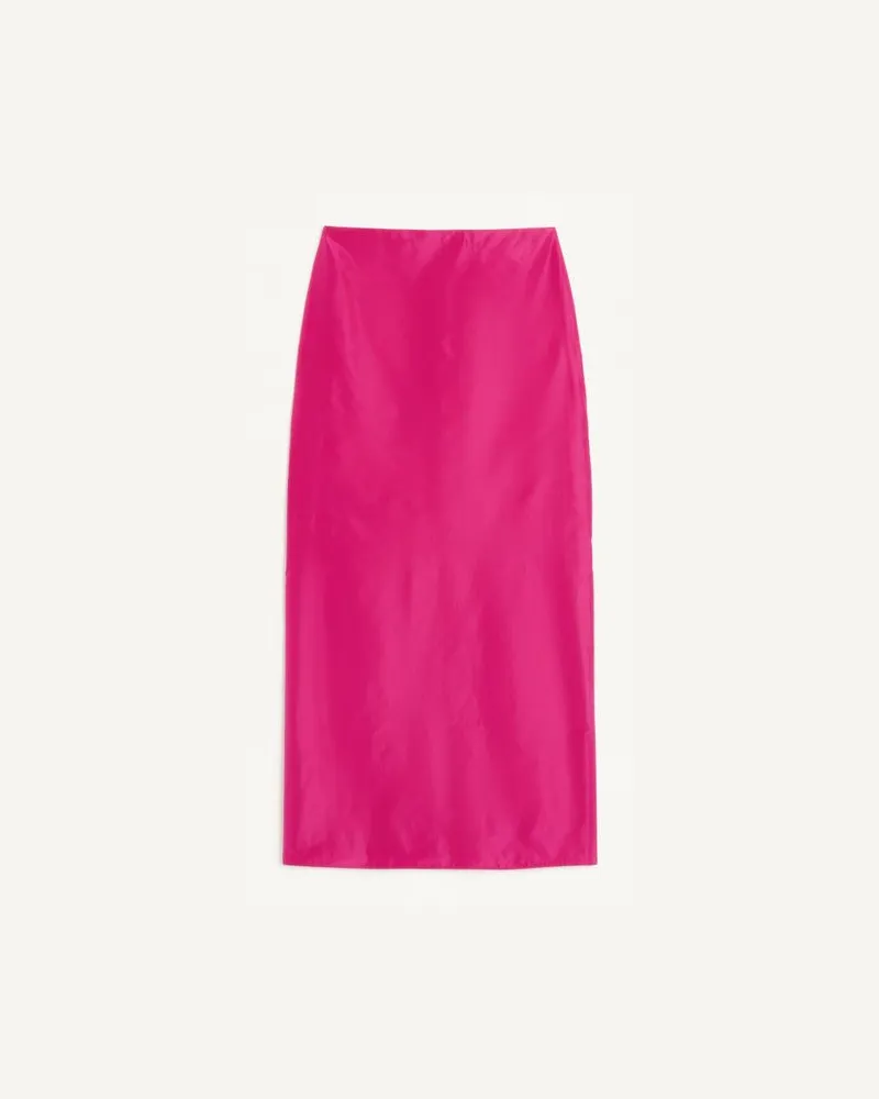 Valentino Garavani Langer Taftrock Frau FUCHSIE Fuchsie