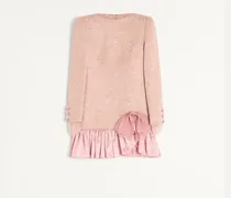 Robe Courte En Tissu Matelassé À Motif Floral Frau VINTAGE ROSE