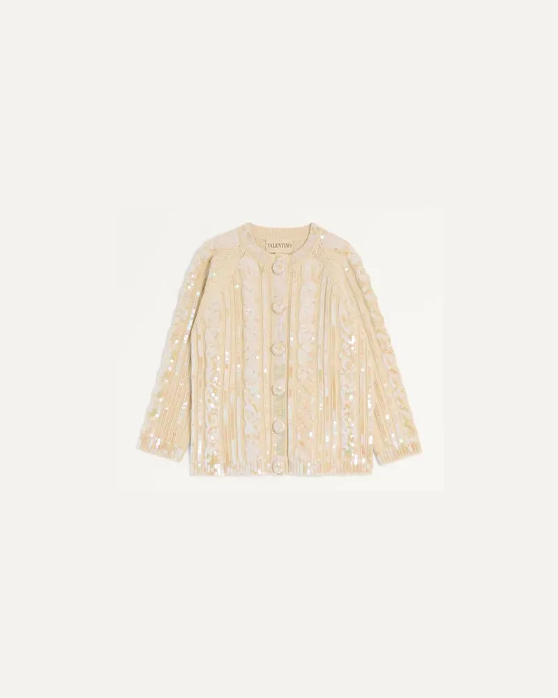 Valentino Garavani Cardigan Brodé En Laine Frau BIRKE Birke