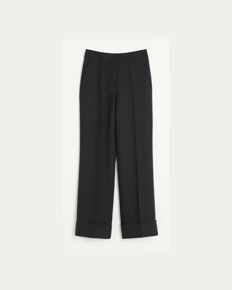 Valentino Garavani Hose Aus Crepe Couture Frau SCHWARZ Schwarz