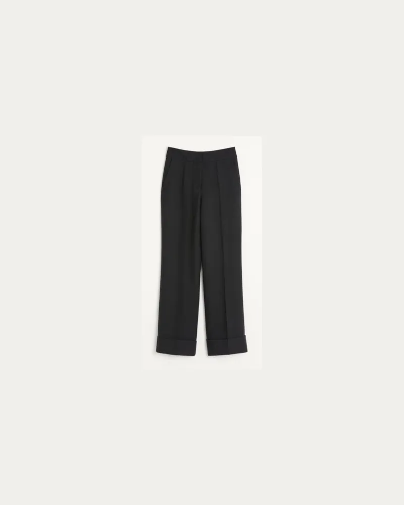 Valentino Garavani Hose Aus Crepe Couture Frau SCHWARZ Schwarz