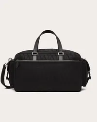 Valentino Garavani TOILE ICONOGRAPHE REISETASCHE aus SYNTHETISCHEM MATERIAL mit LEDERDETAILS Mann Schwarz