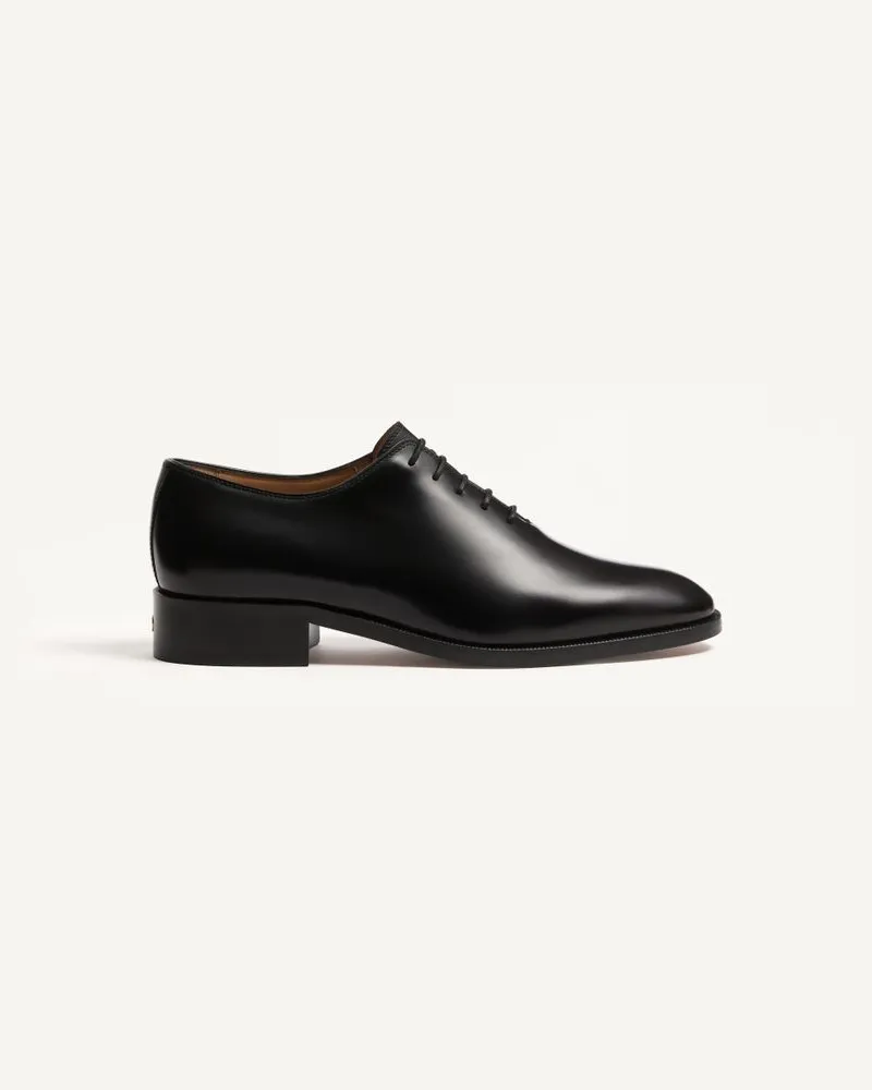 Valentino Garavani Pas Des Dieux Oxford Aus Leder Mann SCHWARZ Schwarz