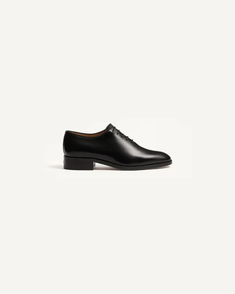 Valentino Garavani Pas Des Dieux Oxford Aus Leder Mann SCHWARZ Schwarz