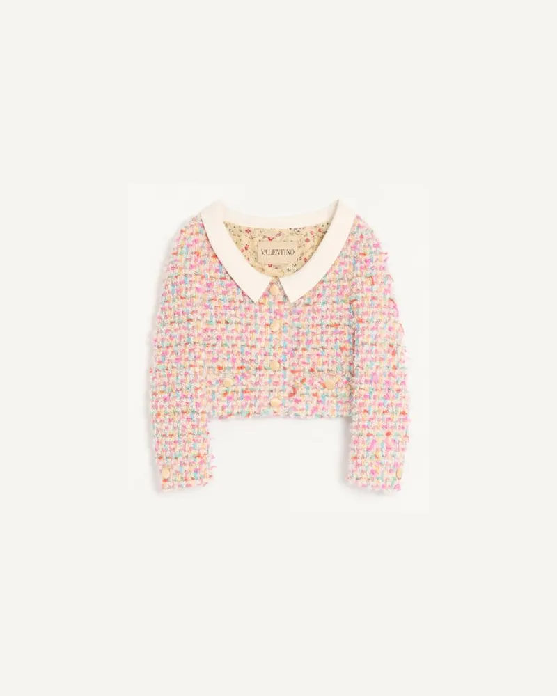 Valentino Garavani Candy Tweed-Jacke Frau MULTICOLOR Multicolor