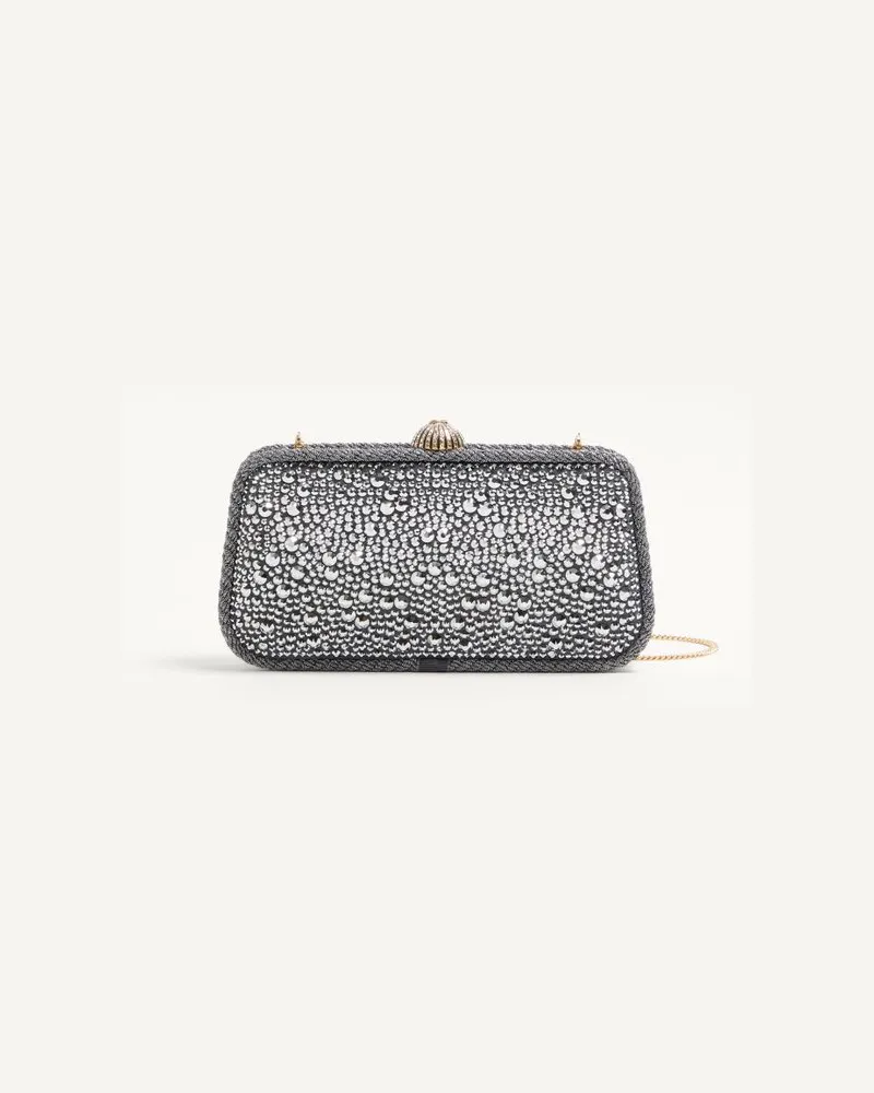 Valentino Garavani Valentino Garavani Carry Secrets Minaudière Mit Stickerei, Strass-Applikationen Und Torchon-Besatz Frau CRYSTAL Crystal