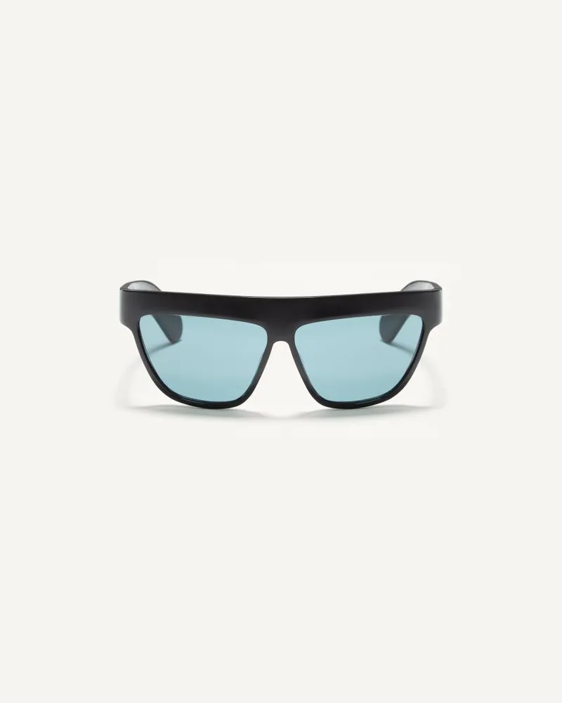 Valentino Garavani Geometrische Acetat-Brillen unisex SCHWARZ/GRÜN Schwarz