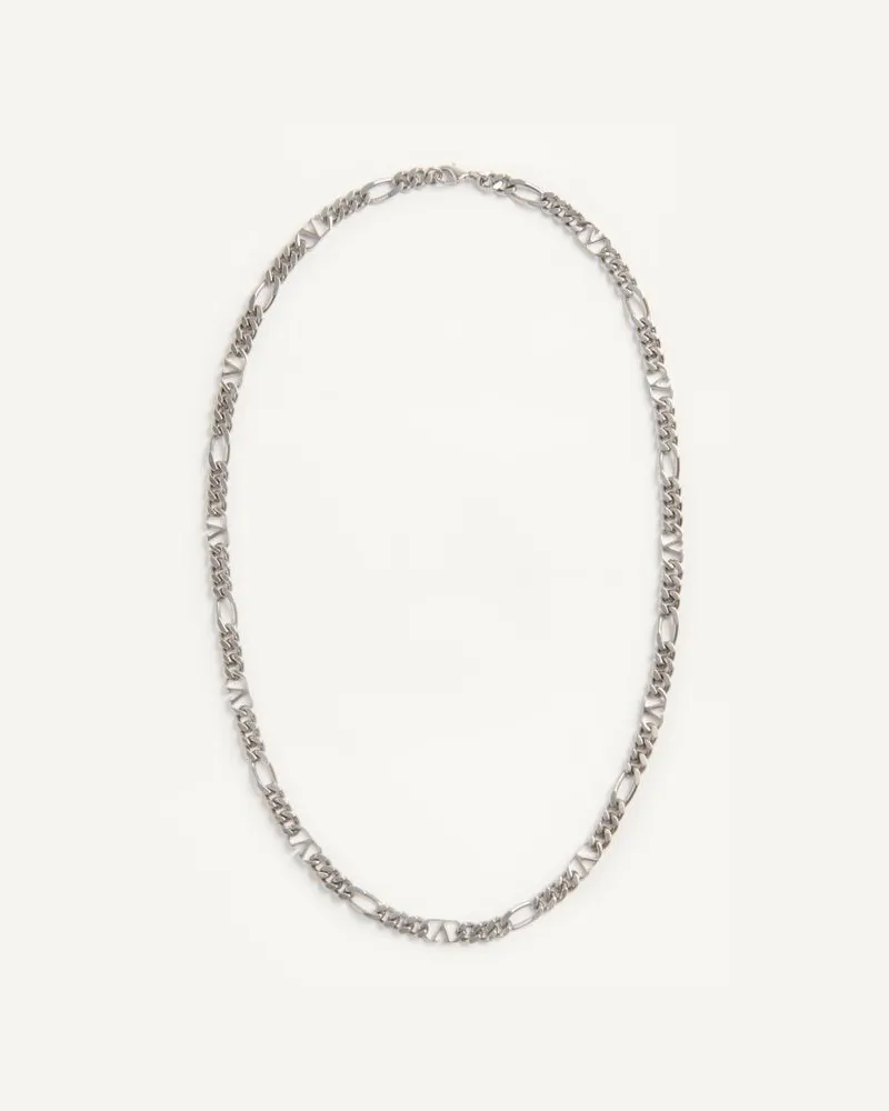 Valentino Garavani Halskette Vlogo Signature Aus Metall Mann PALLADIUM Palladium