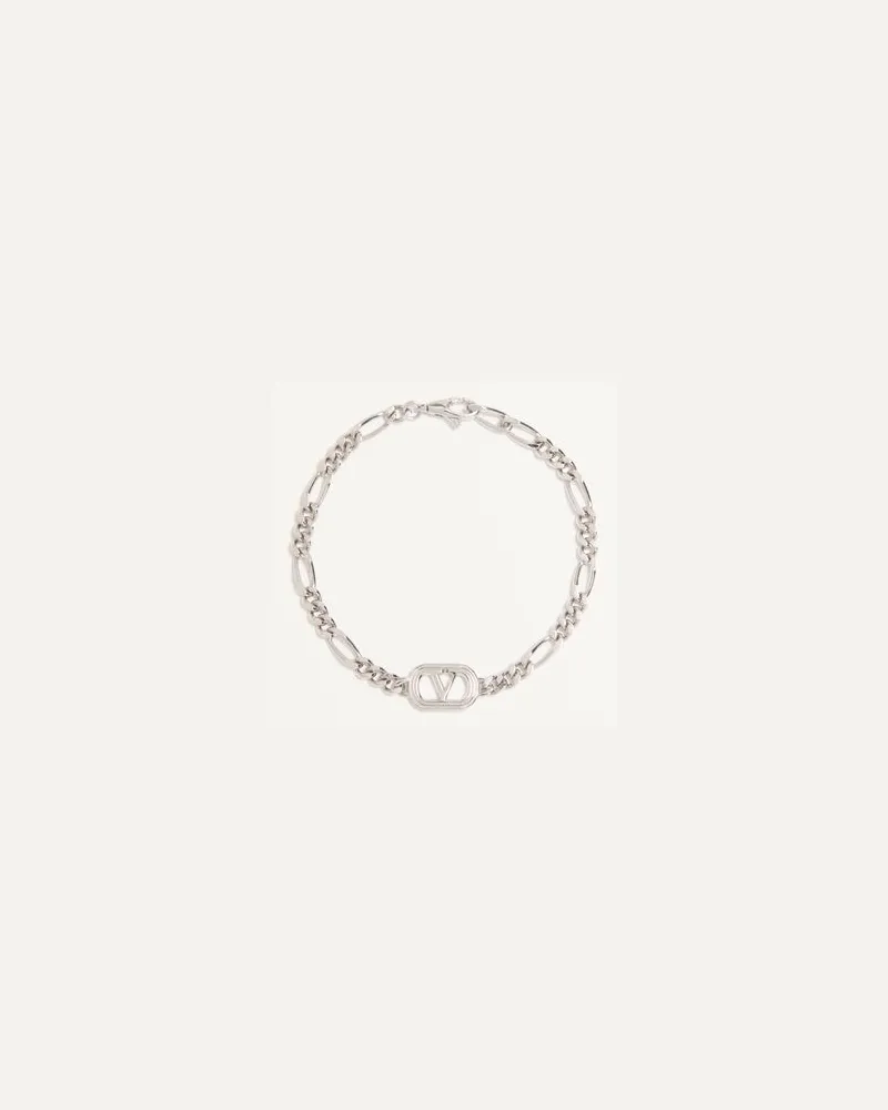 Valentino Garavani Valentino Garavani Ovalette-Armband Aus Metall Mann TRANSPARENT Transparent