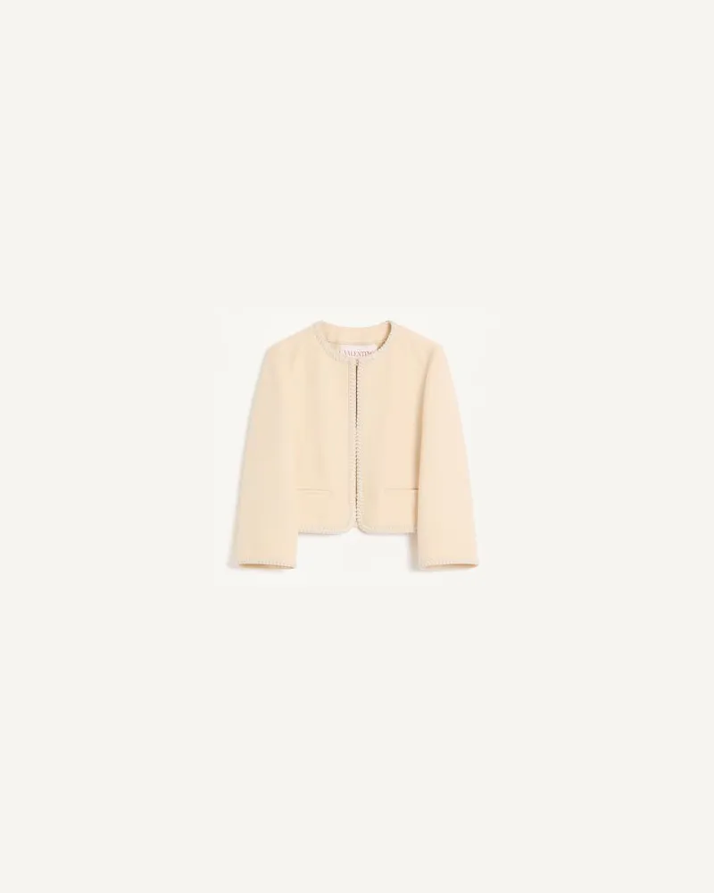 Valentino Garavani Crepe Couture Jacke Frau BIRKE Birke