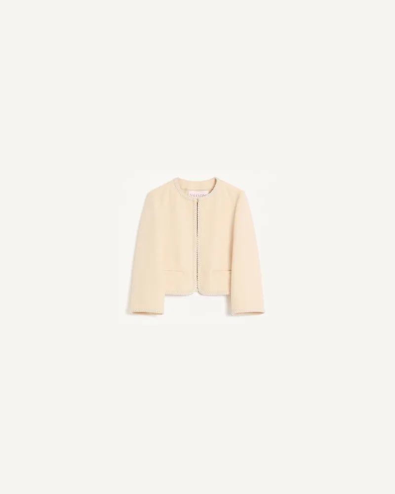Valentino Garavani Crepe Couture Jacke Frau BIRKE Birke
