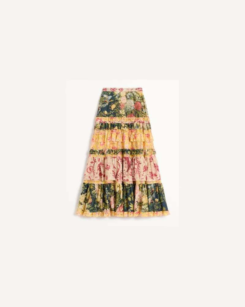 Valentino Garavani Rock Aus Mussola Apres L'Hiver Macro Fiore Frau MULTICOLOR Multicolor