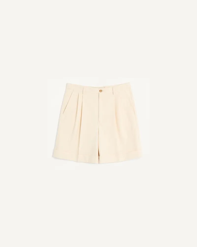 Valentino Garavani Bermudashorts Aus Baumwoll-Canvas Mit Bündchen Mann SHELL Shell