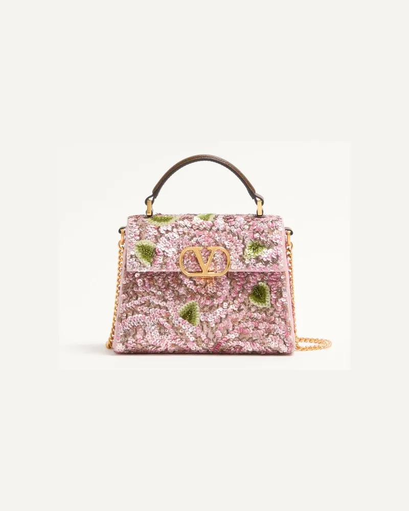 Valentino Garavani Valentino Garavani Vsling Mini-Handtasche Mit Stickerei Frau ROSA/MEHRFARBIG Rosa