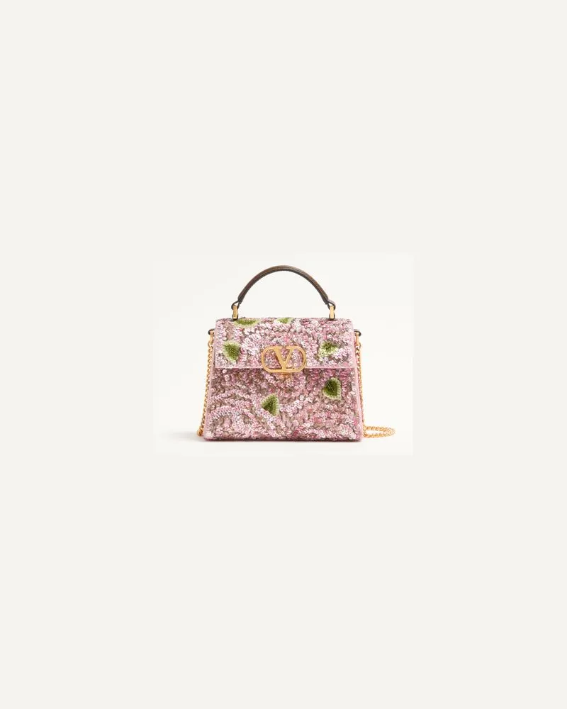 Valentino Garavani Valentino Garavani Vsling Mini-Handtasche Mit Stickerei Frau ROSA/MEHRFARBIG Rosa