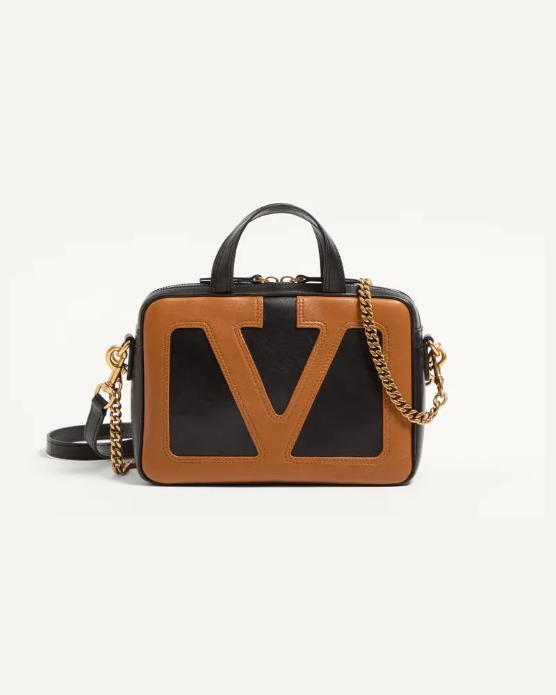 Valentino Garavani Valentino Garavani Viva Superstar Handtasche Aus Nappaleder Frau SCHWARZ/SPICE Schwarz