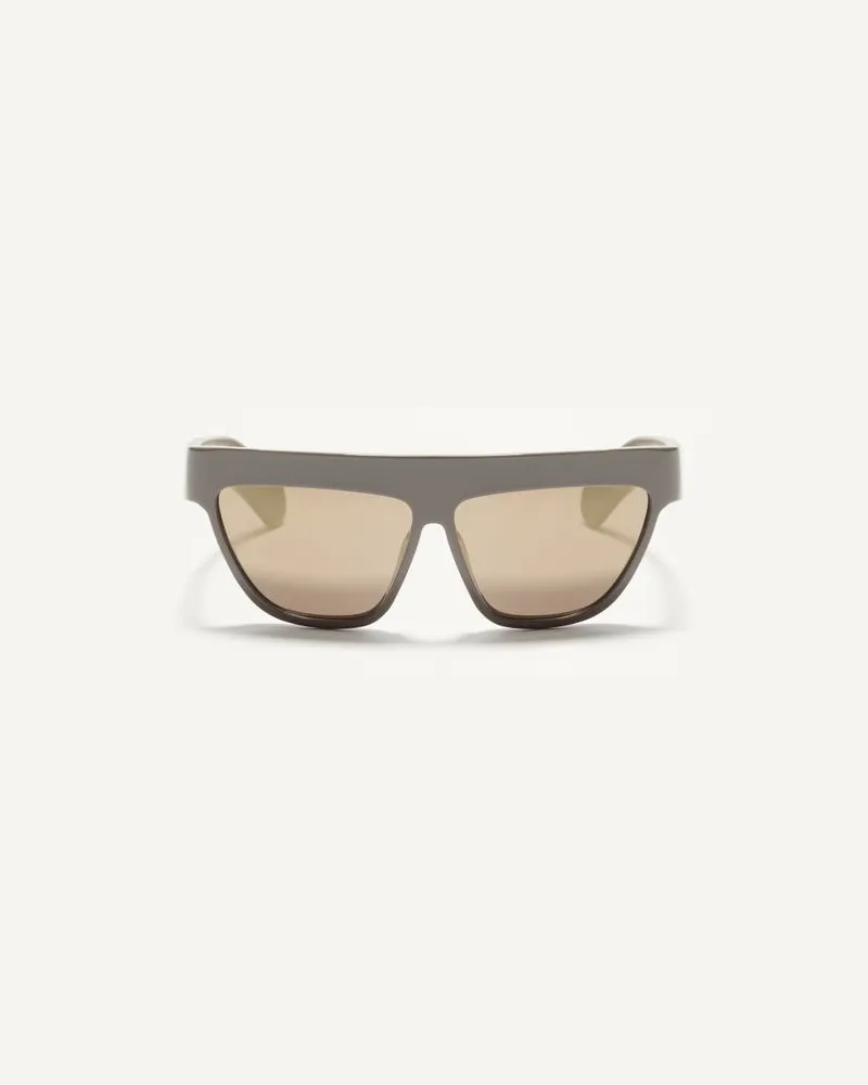 Valentino Garavani Geometrische Acetat-Brillen unisex BRAUN/BRONZE Braun